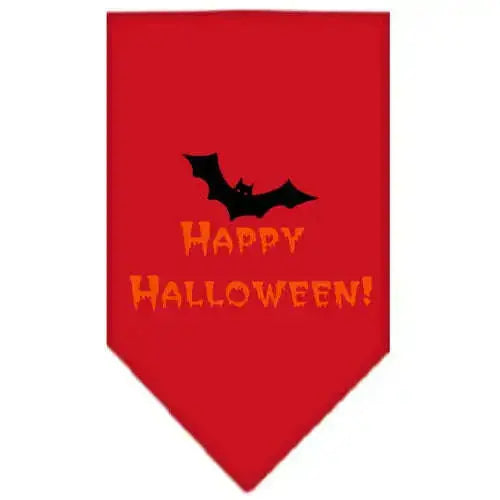 Happy-Halloween-Screen-Print-Bandana-Red-Large-GreatEagleInc-319199112