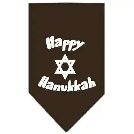Happy-Hanukkah-Screen-Print-Bandana-Cocoa-Large-GreatEagleInc-319837514