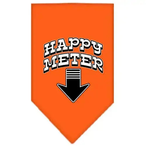 Happy-Meter-Screen-Print-Bandana-Orange-Large-GreatEagleInc-319815275