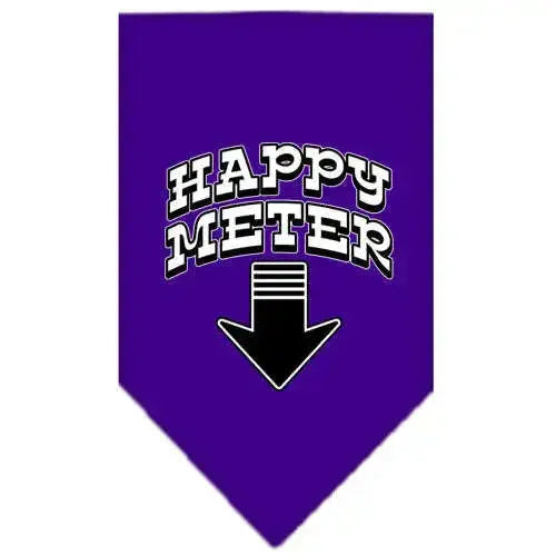 Happy-Meter-Screen-Print-Bandana-Purple-Small-GreatEagleInc-333733630