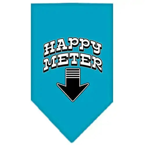 Happy-Meter-Screen-Print-Bandana-Turquoise-Large-GreatEagleInc-319814914