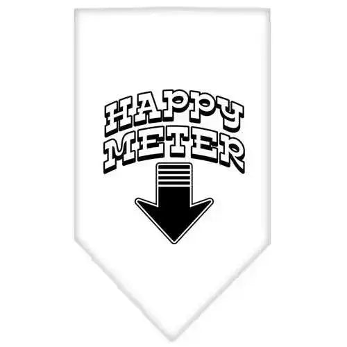 Happy-Meter-Screen-Print-Bandana-White-Large-GreatEagleInc-319814893