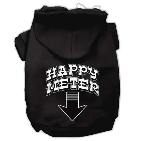 Happy-Meter-Screen-Printed-Dog-Pet-Hoodies-Black-Size-Xl-GreatEagleInc-320176342