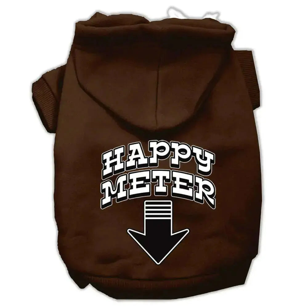 Happy-Meter-Screen-Printed-Dog-Pet-Hoodies-Brown-Size-Med-GreatEagleInc-318629418