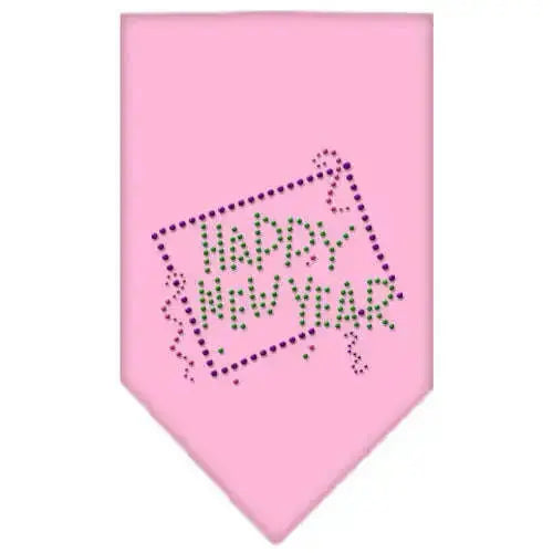 Happy-New-Year-Rhinestone-Bandana-Light-Pink-Small-GreatEagleInc-319030385