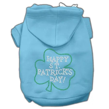Happy St Patrick's Day Hoodies Baby Blue Xxl Default Title