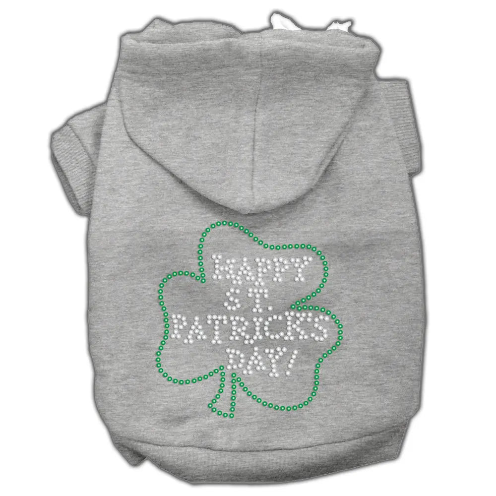 Happy St Patrick's Day Hoodies Grey L Default Title