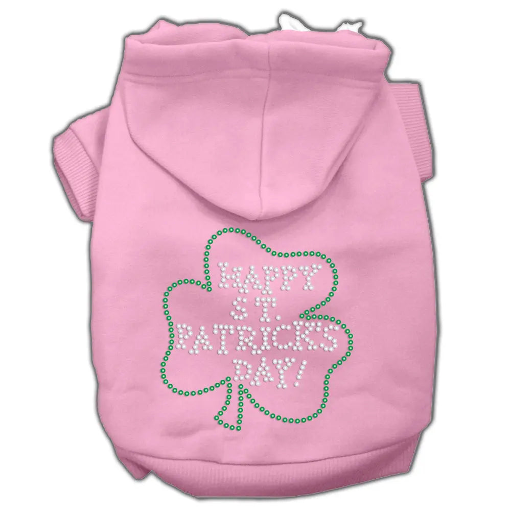 Happy St Patrick's Day Hoodies Pink L Default Title