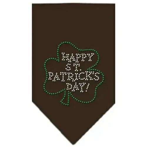 Happy-St-Patrick_s-Day-Rhinestone-Bandana-Cocoa-Large-GreatEagleInc-319029896