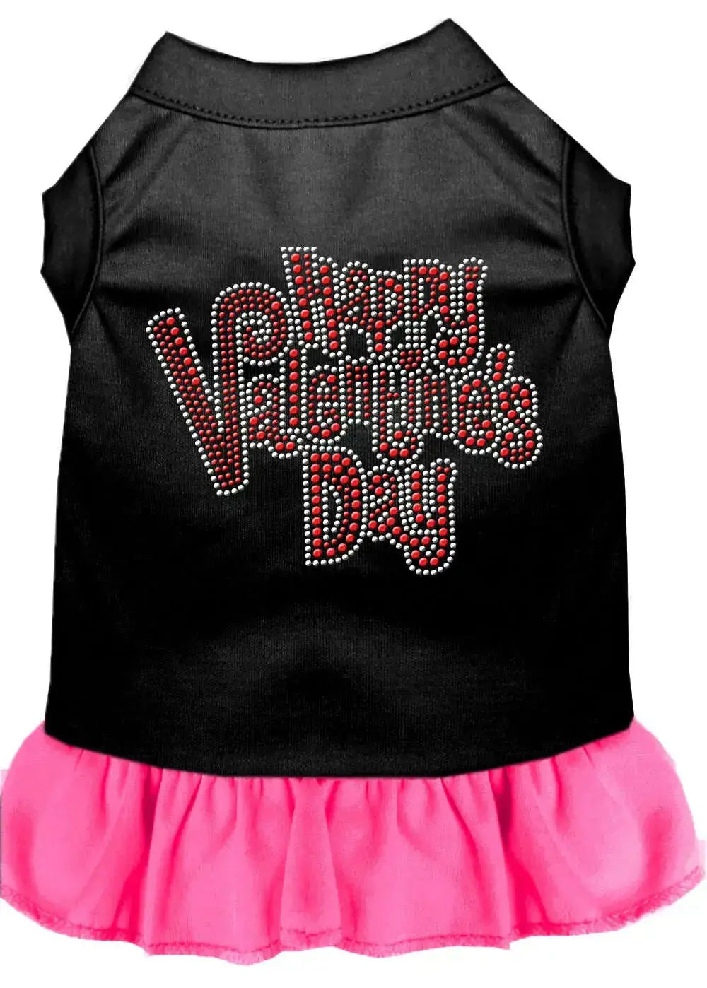 Happy-Valentines-Day-Rhinestone-Dress-Black-With-Bright-Pink-Lg-GreatEagleInc-320076279