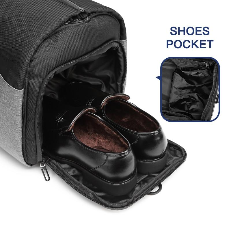 OZUKO Multifunction Men Suit Storage Travel Bag Large Capacity Luggage Handbag Male Waterproof Travel Duffel Bag Shoes Pocket GreatEagleInc