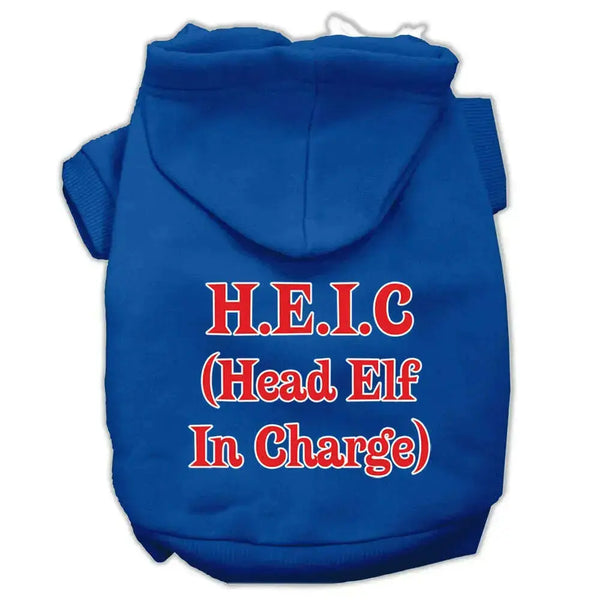 Head-Elf-In-Charge-Screen-Print-Pet-Hoodies-Blue-Size-Xs-GreatEagleInc-319385274