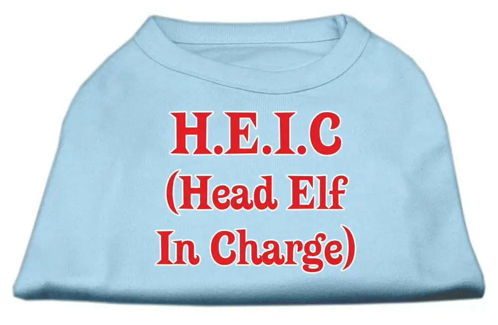 Head-Elf-In-Charge-Screen-Print-Shirt-Baby-Blue-Xxl-GreatEagleInc-318883762