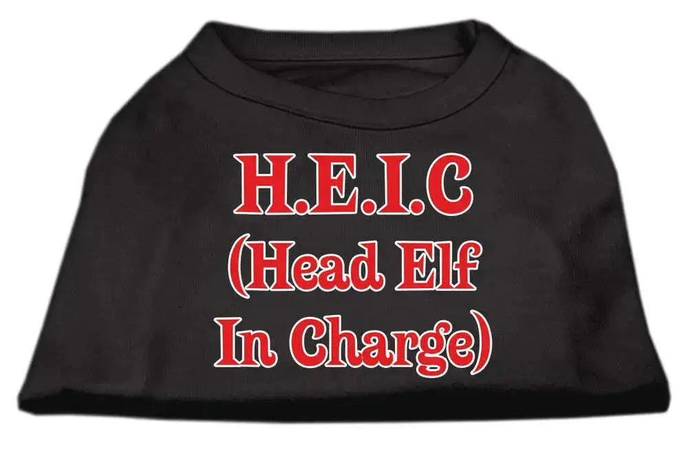 Head-Elf-In-Charge-Screen-Print-Shirt-Black-Xxxl-GreatEagleInc-318524933