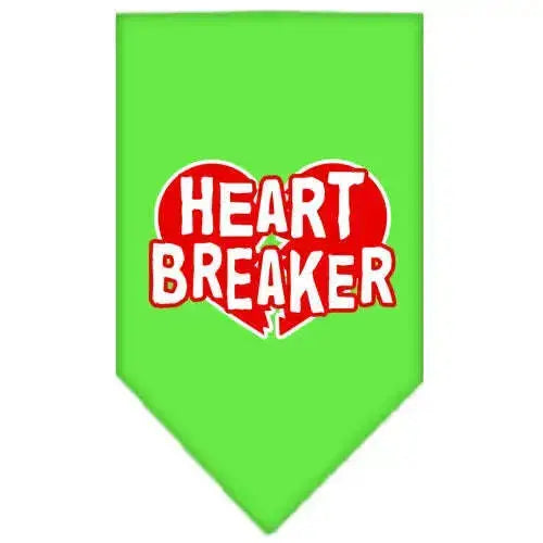 Heart-Breaker-Screen-Print-Bandana-Lime-Green-Small-GreatEagleInc-333733035