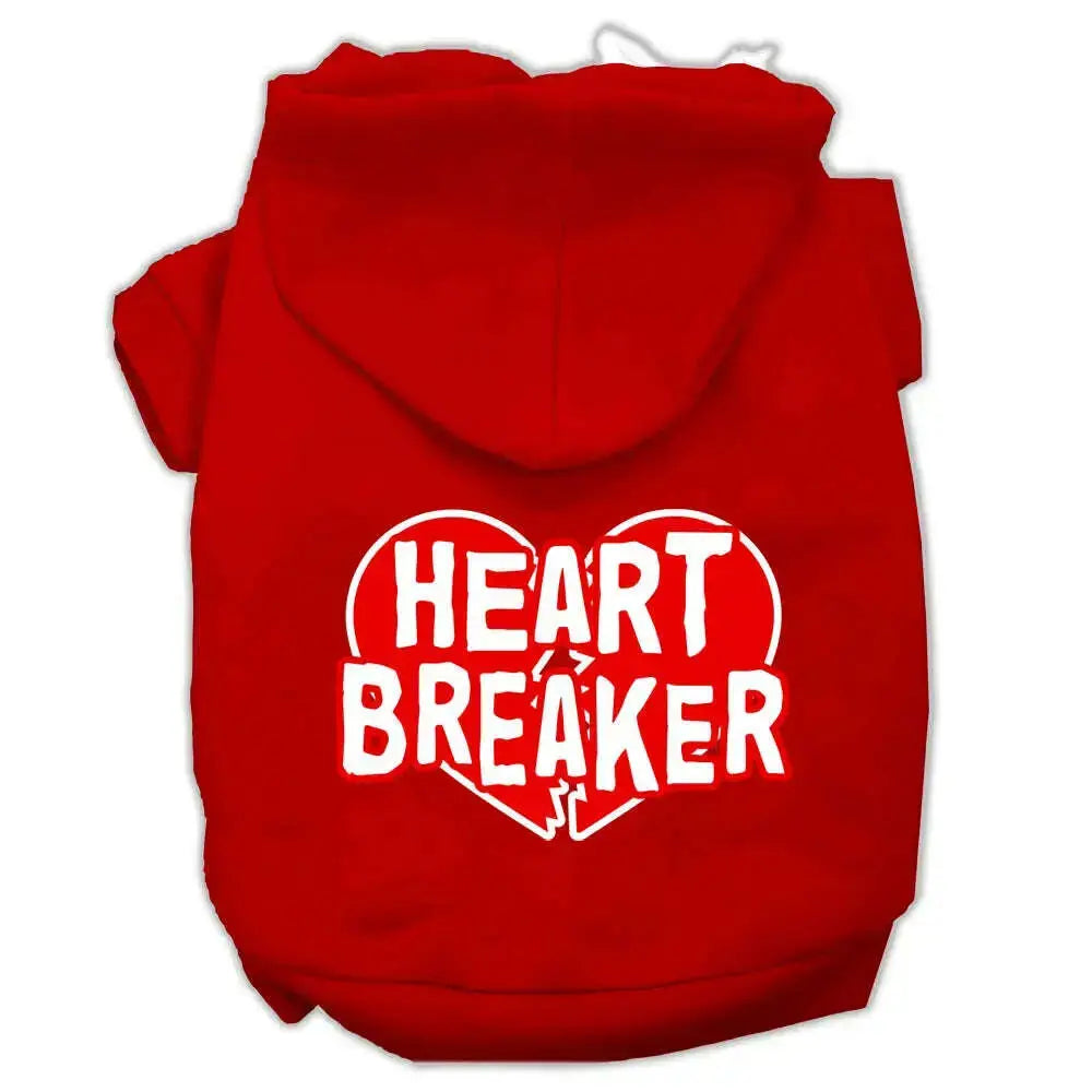 Heart-Breaker-Screen-Print-Pet-Hoodies-Red-Size-Xxl-GreatEagleInc-333925470