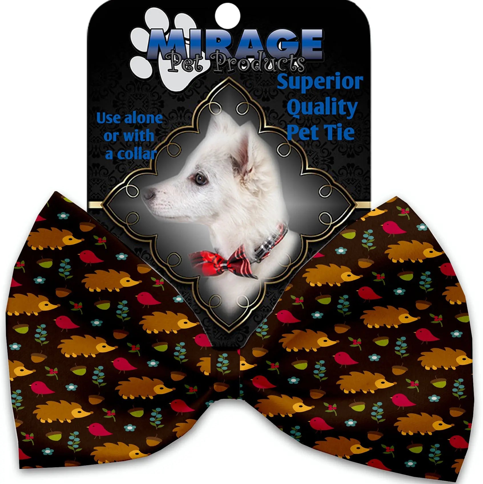 Hedgehogs Pet Bow Tie Collar Accessory With Velcro Default Title