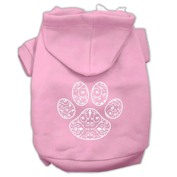 Henna-Paw-Screen-Print-Pet-Hoodies-Light-Pink-Size-Xs-GreatEagleInc-319908538