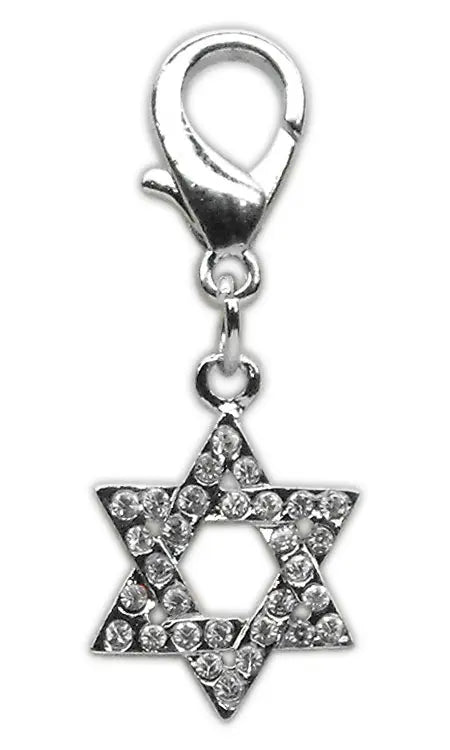 Holiday Lobster Claw Charms / Zipper Pulls Star Of David Default Title