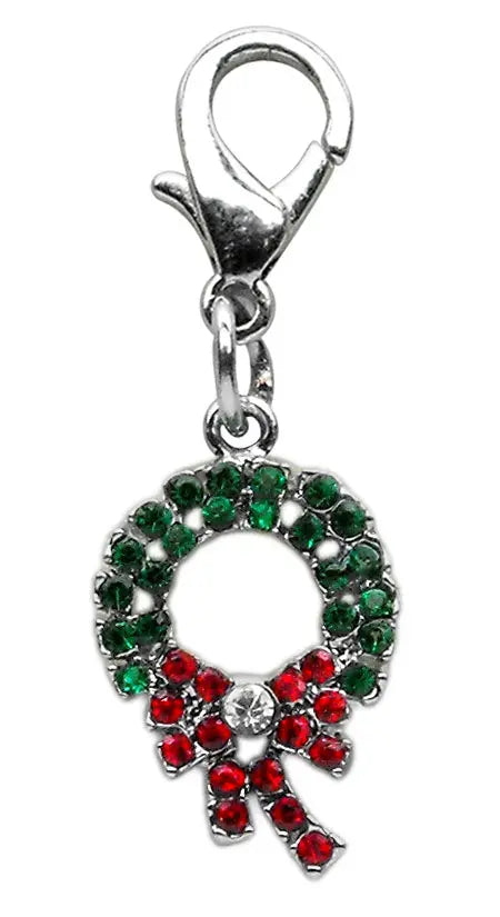 Holiday Lobster Claw Charms / Zipper Pulls Wreath Default Title