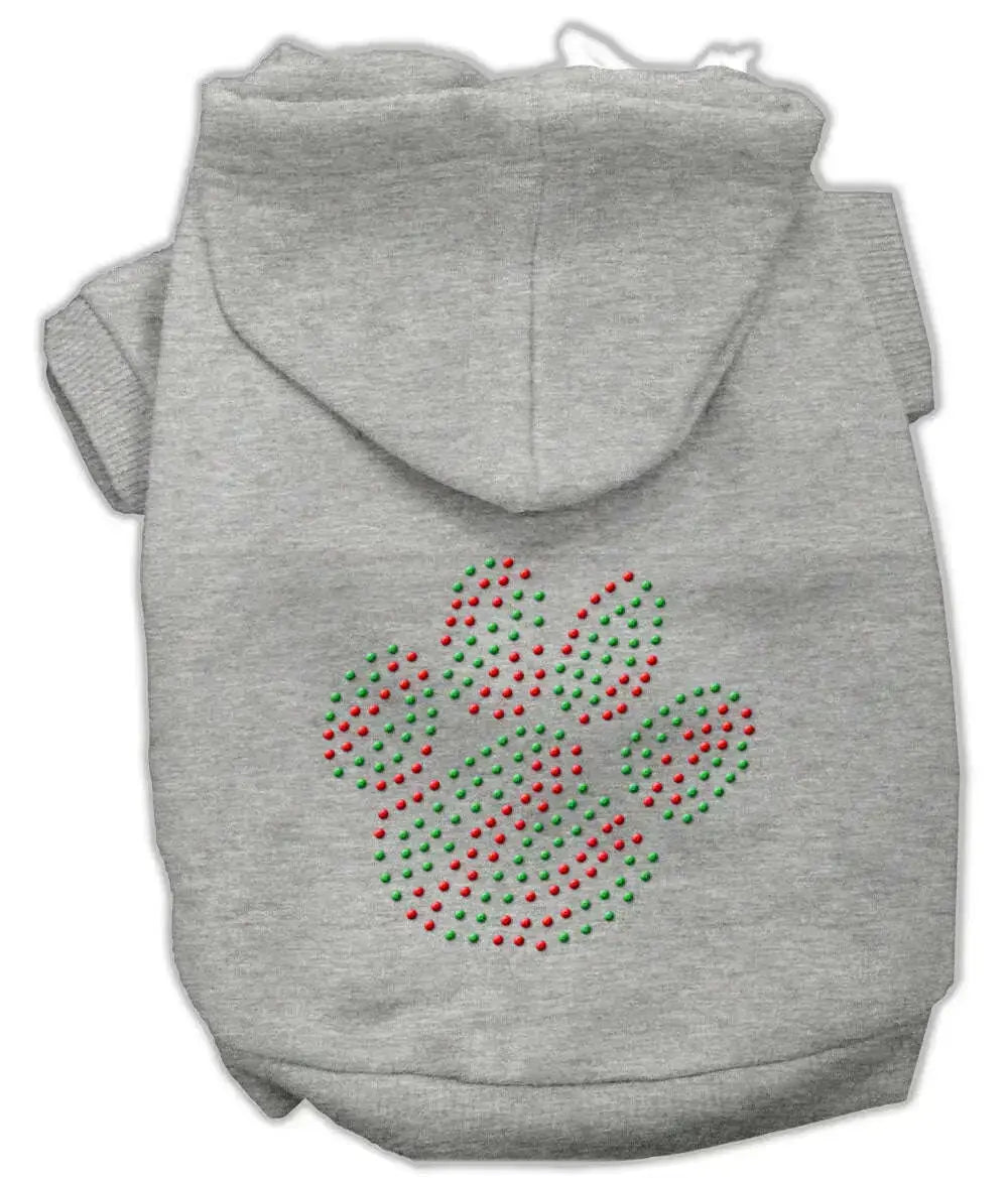 Holiday-Paw-Hoodies-Grey-Xl-GreatEagleInc-320103844