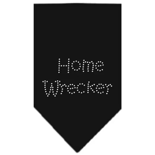 Home Wrecker Rhinestone Bandana Black Large Default Title