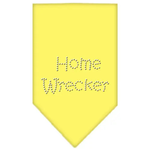 Home Wrecker Rhinestone Bandana Yellow Large Default Title