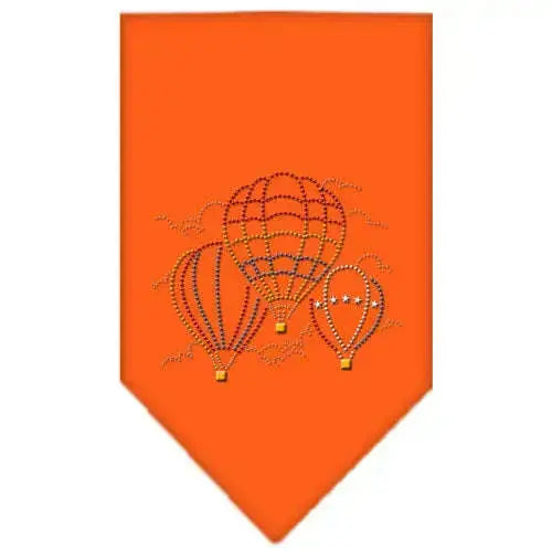 Hot-Air-Balloons-Rhinestone-Bandana-Orange-Large-GreatEagleInc-319304288