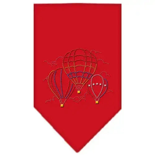 Hot-Air-Balloons-Rhinestone-Bandana-Red-Small-GreatEagleInc-319302754