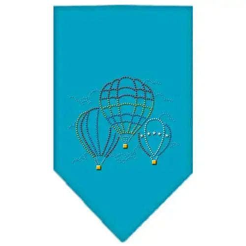 Hot-Air-Balloons-Rhinestone-Bandana-Turquoise-Large-GreatEagleInc-319303986