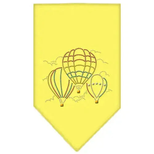 Hot-Air-Balloons-Rhinestone-Bandana-Yellow-Large-GreatEagleInc-319303761