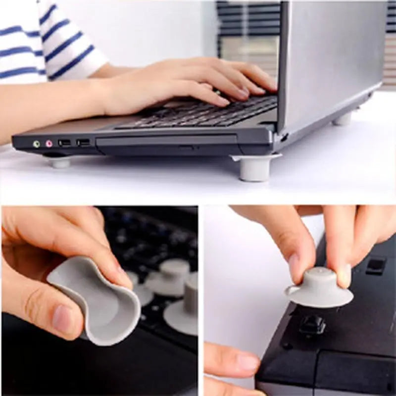 Hot Selling 4pcs Notebook Accessory Laptop Heat Reduction Pad Cooling Feet Stand Holder (4pcs) - GreatEagleInc