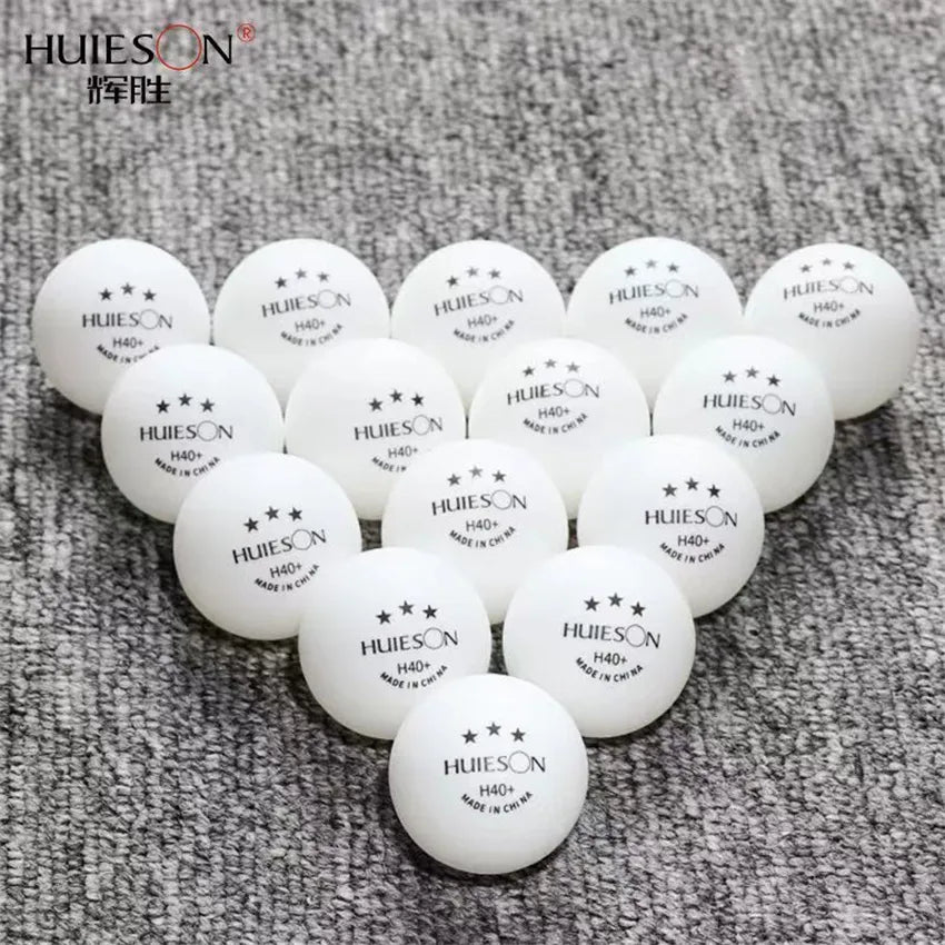 Huieson New 3 Star Ping Pong Balls ABS+ Material Professional Table Tennis Balls TTF Standard Table Tennis For Competition