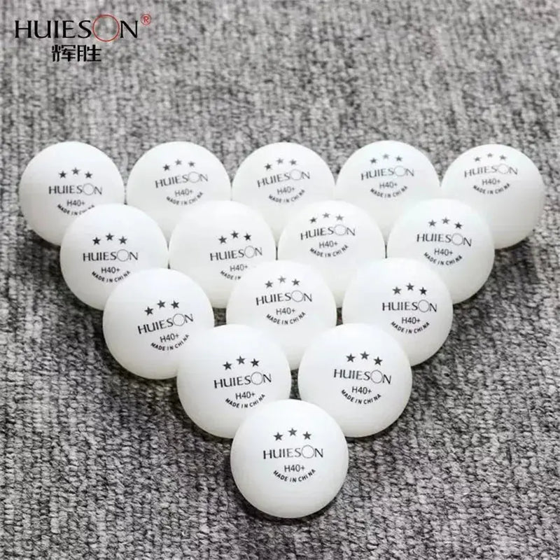 Huieson New 3 Star Ping Pong Balls ABS+ Material Professional Table Tennis Balls TTF Standard Table Tennis For Competition