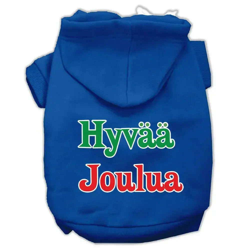 Hyvaa-Joulua-Screen-Print-Pet-Hoodies-Blue-S-GreatEagleInc-318626936