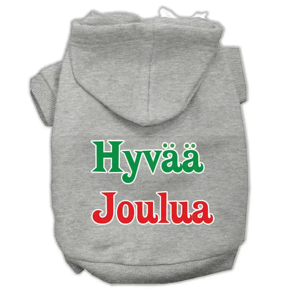 Hyvaa-Joulua-Screen-Print-Pet-Hoodies-Grey-M-GreatEagleInc-319380952