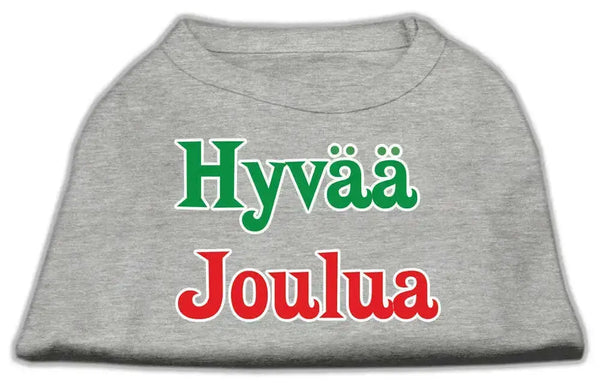 Hyvaa-Joulua-Screen-Print-Shirt-Grey-Xl-GreatEagleInc-333705822