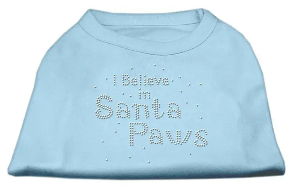 I-Believe-In-Santa-Paws-Shirt-Baby-Blue-L-GreatEagleInc-319862484