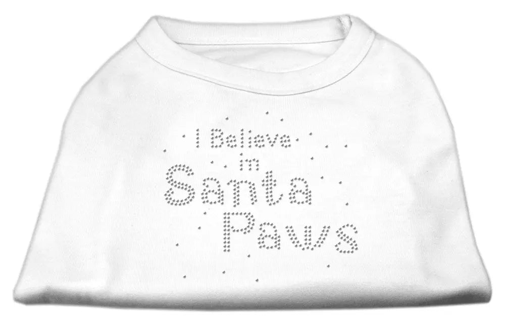 I Believe In Santa Paws Shirt White M Default Title
