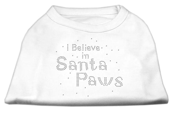 I Believe In Santa Paws Shirt White Xl Default Title