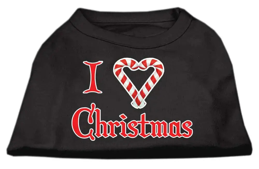 I-Heart-Christmas-Screen-Print-Shirt-Black-Lg-GreatEagleInc-318850998