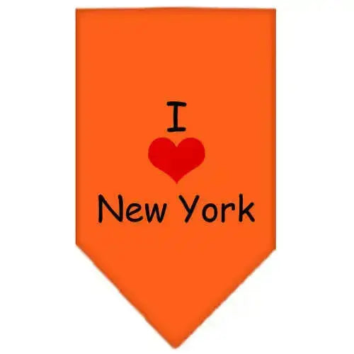I-Heart-New-York-Screen-Print-Bandana-Orange-Large-GreatEagleInc-333834241