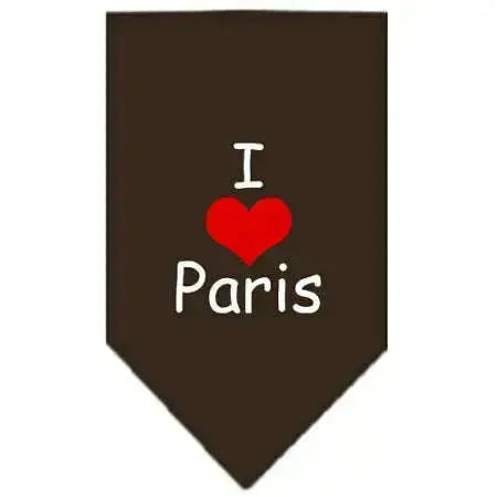 I-Heart-Paris-Screen-Print-Bandana-Cocoa-Large-GreatEagleInc-333809183