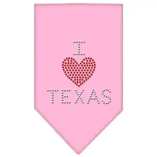 I-Heart-Texas-Rhinestone-Bandana-Light-Pink-Large-GreatEagleInc-319301876