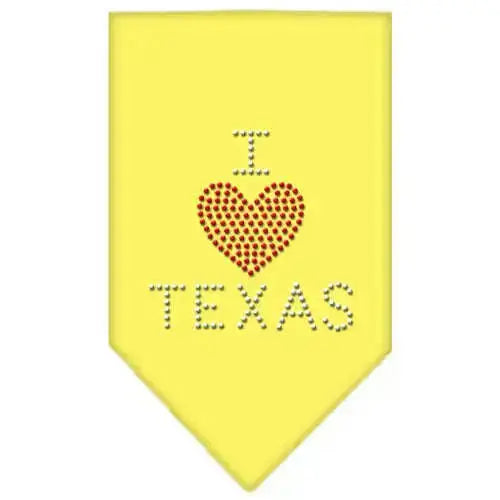 I-Heart-Texas-Rhinestone-Bandana-Yellow-Large-GreatEagleInc-319301254