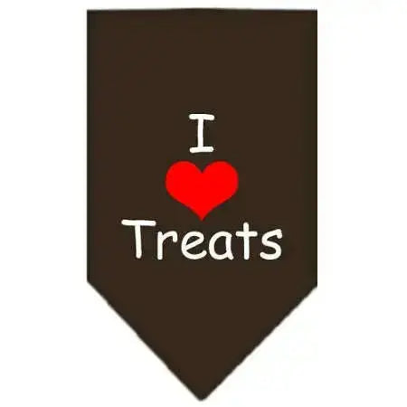 I-Heart-Treats-Screen-Print-Bandana-Cocoa-Large-GreatEagleInc-333807690