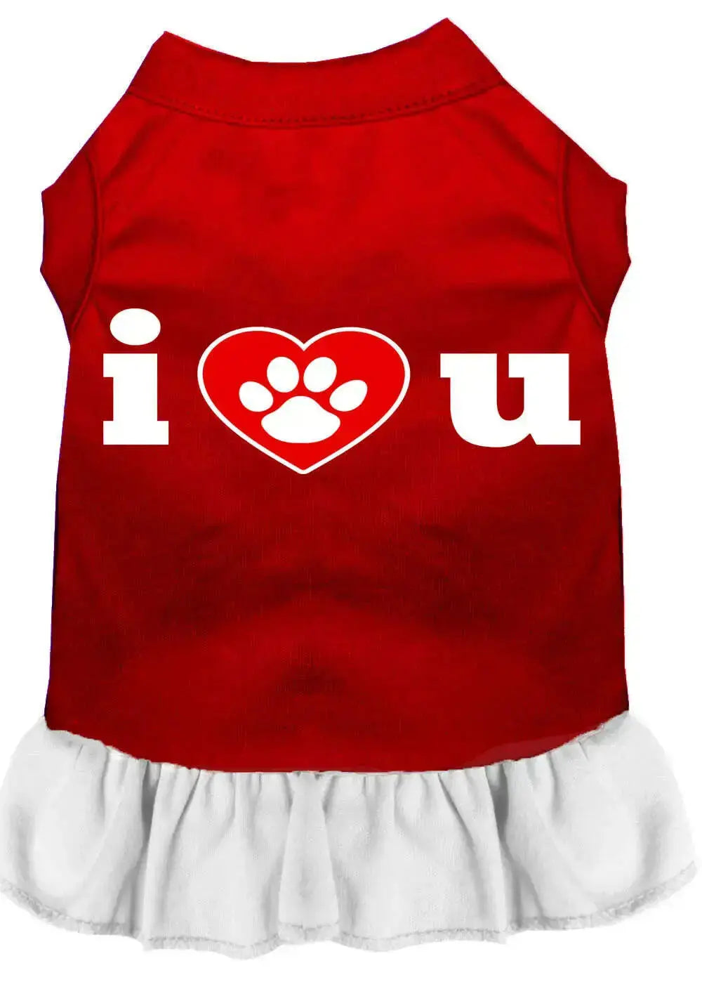 I-Heart-You-Screen-Print-Dress-Red-With-White-Xxxl-GreatEagleInc-319252727