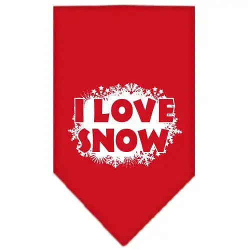I-Love-Snow-Screen-Print-Bandana-Red-Small-GreatEagleInc-319821491