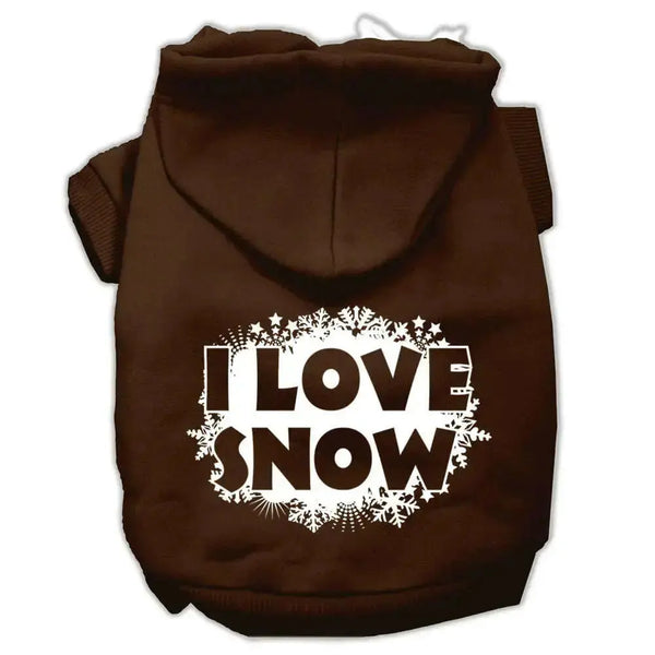 I-Love-Snow-Screenprint-Pet-Hoodies-Brown-Size-Xs-GreatEagleInc-333930324