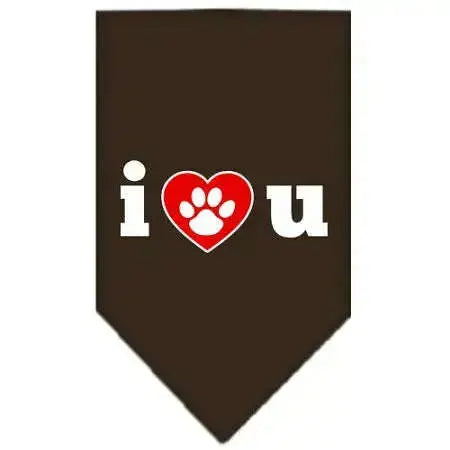 I-Love-U-Screen-Print-Bandana-Cocoa-Large-GreatEagleInc-333918125